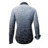 METAL - Metallfarbene Bluse - GERMENS artfashion - 100 % Baumwolle - sehr gute Passform - Künstlerdesign - 99 Stück limitiert - 6 Größen von XS - XXL - Made in Germany
