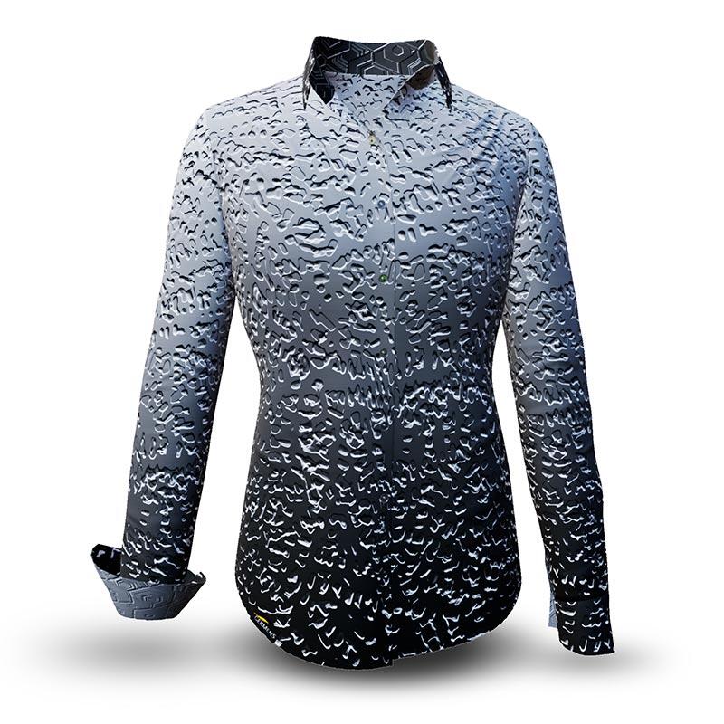 METAL - Metallfarbene Bluse - GERMENS artfashion - 100 % Baumwolle - sehr gute Passform - Künstlerdesign - 99 Stück limitiert - 6 Größen von XS - XXL - Made in Germany