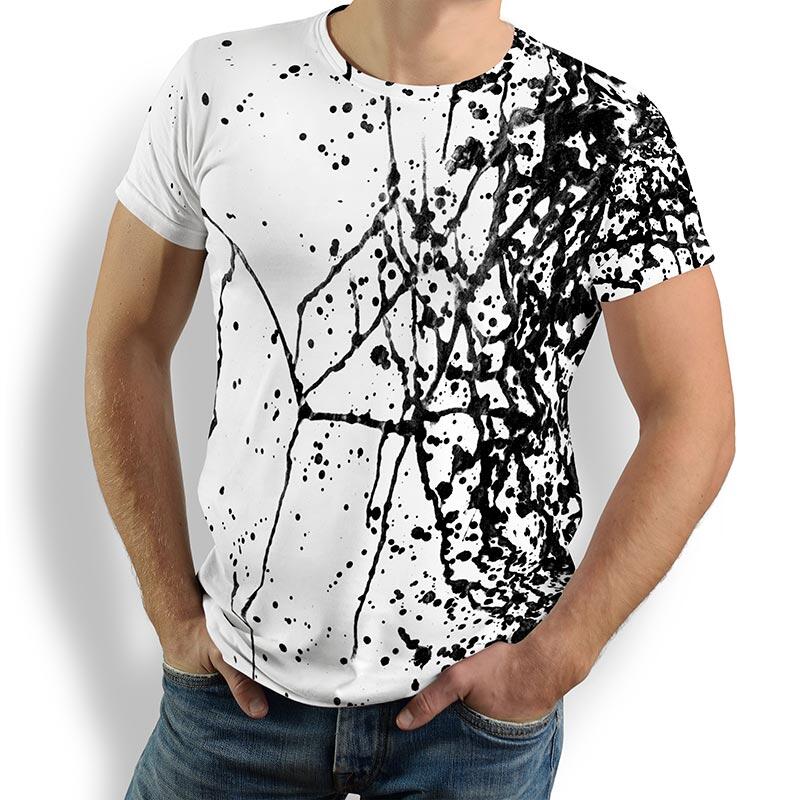 SCHWARMABWEICHLER WEISS - Schwarz weißes T-Shirt - GERMENS artfashion - 8 Größen S-5XL