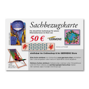 GERMENS Sachbezugskarte 50 Euro - Mitarbeiterbonus