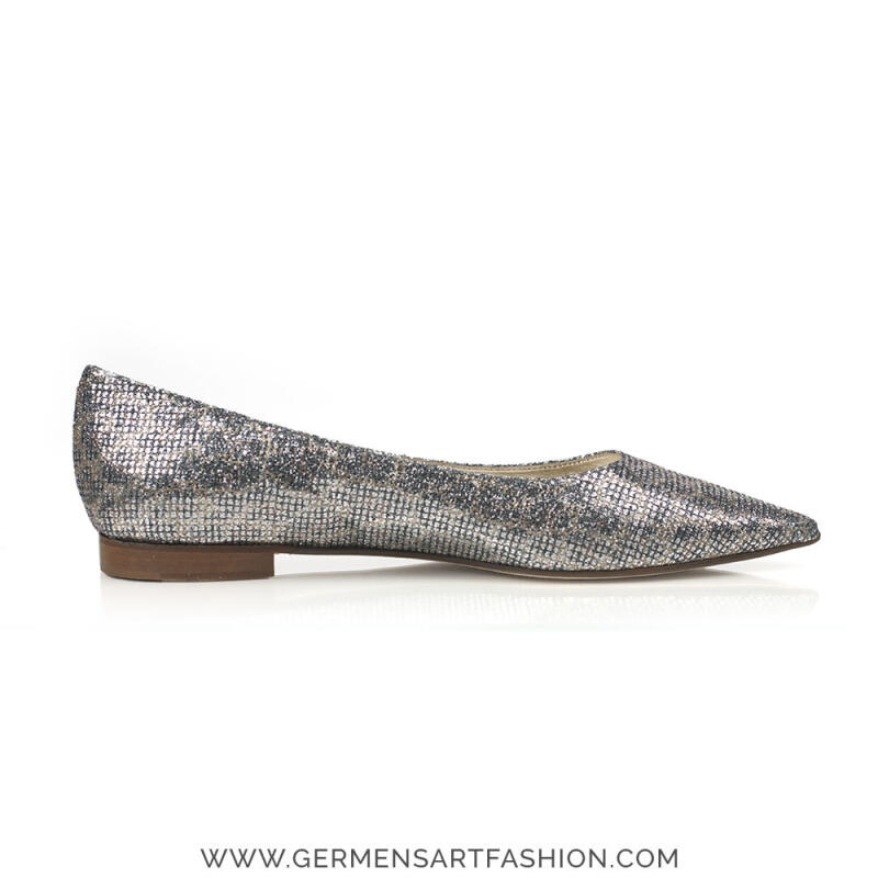 Caiman Damen Schuh Tessutto Glitter