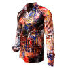 THE MAGICAL FIVE - Red blue Long Sleeve Shirt- GERMENS