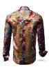 DAYDREAM - Rot blaues Langarmhemd - GERMENS artfashion - Special long sleeve shirt in small limitation - Made in Germany