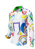 NAYMA - bright long-sleeved shirt with colourful drawings - GERMENS