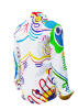 NAYMA - bright long-sleeved shirt with colourful drawings - GERMENS