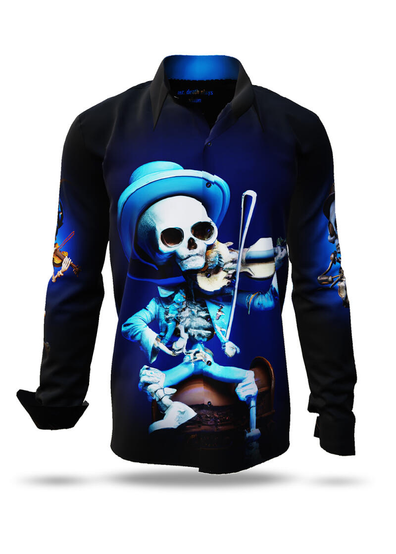 Entdecke Hemden Herren MR. DEATH PLAYS VIOLIN - 100 % BW