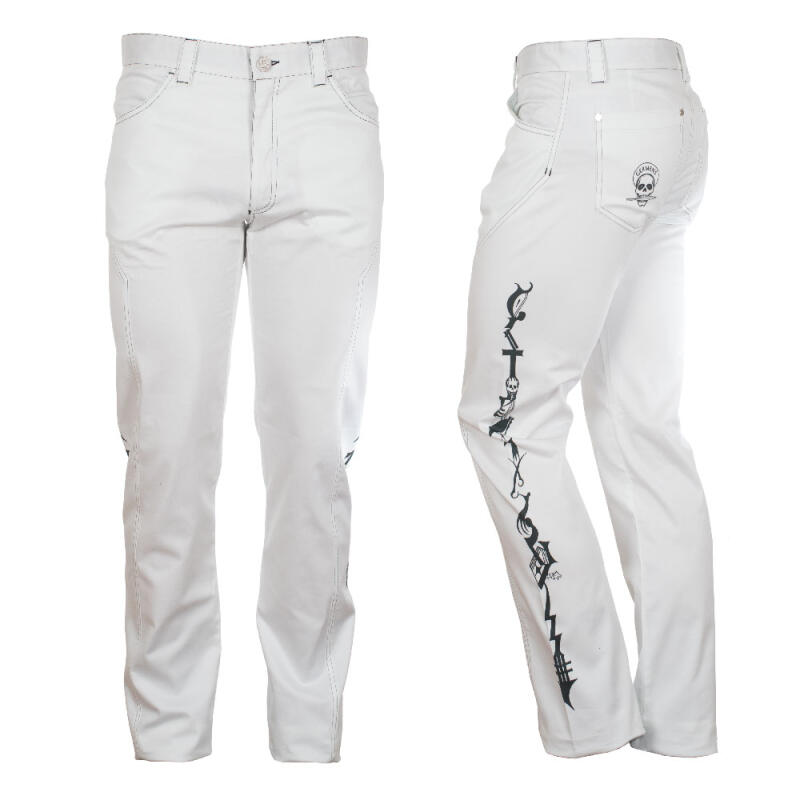 Germens white Mens trousers SQUAB