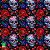 Button Up Shirt SKULL IN THE ROSE BED from GERMENS