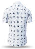 Summer button shirt FLUGZAUBER BLANC - GERMENS