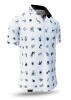 Summer button shirt FLUGZAUBER BLANC - GERMENS