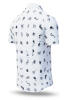 Summer button shirt FLUGZAUBER BLANC - GERMENS