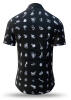 Summer button shirt FLUGZAUBER NOIR - GERMENS