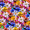 Entdecke bunte Hemden Herren FLOWER FRENZY - 100 % BW