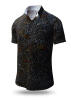 MOOS - Black short sleeve shirt with white dots - GERMENS