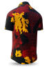 EMBER WHISKY - Black red yellow short sleeve shirt - GERMENS