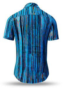 Summer button shirt WATERFALL BLUE - GERMENS