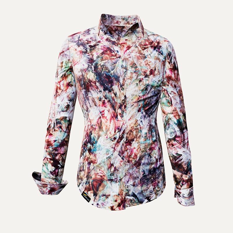 MARMOR - Pastellfarben gemusterte Bluse - GERMENS