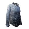 METAL - Metallfarbene Bluse - GERMENS artfashion - 100 % Baumwolle - sehr gute Passform - Künstlerdesign - 99 Stück limitiert - 6 Größen von XS - XXL - Made in Germany