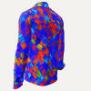 BLAUE STUNDE - Bright blue shirt with colored dots - GERMENS 3XL