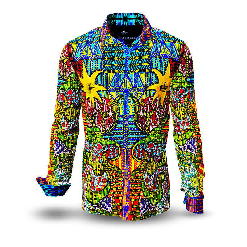 men´s long sleeve casual shirts KING BANSAH - GERMENS
