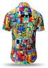 Button up shirt short sleeve only 7 pieces CULTURAL COLLAGE by GERMENS