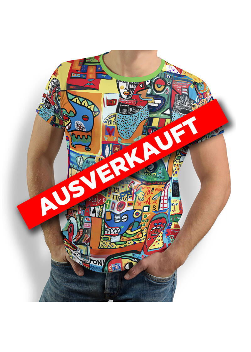 T Shirt Mens CULTURAL COLLAGE by GERMENS