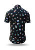 Musician Short-Sleeve Button-Up Shirt SONATA SPECTRUM from GERMENS - 100 % cotton - 10 sizes from XS to 6XL