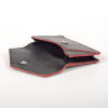 Black HONG KONG business card holder with RFID protection