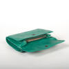 Green ladies wallet BUDAPEST made from soft leather