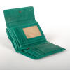 Green ladies wallet BUDAPEST made from soft leather