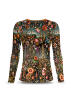 Long sleeve shirt ladies FLORA PHANTASTICA by GERMENS artfashion - made of 100 % cotton Made in Saxony/Germany - 7 sizes from XS to 3XL