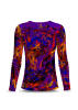 Long sleeve shirt ladies AIXON by GERMENS artfashion - made of 100 % cotton Made in Saxony/Germany - 7 sizes from XS to 3XL