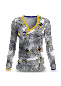 Langarm Shirt Damen BEENIUS mit Bienen von GERMENS...