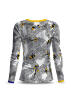 Langarm Shirt Damen BEENIUS mit Bienen von GERMENS artfashion - hergestellt aus 100 % Baumwolle Made in Sachsen/Germany - 7 Größen von XS bis 3XL