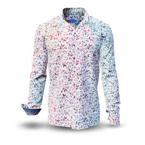 Button Up Shirt FLOREL BLANC from GERMENS