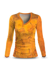 Long sleeve shirt ladies CAVEMAN by GERMENS artfashion -...