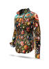 Extravagant shirt blouse FLORA PHANTASTICA by GERMENS artfashion made of 100% cotton Made in Germany