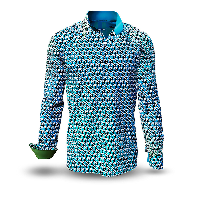 Button Up Shirt CUBO AZUR from GERMENS
