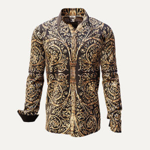 FIND Button Up Shirt PORTE NOTRE DAME PARIS - 100 % co