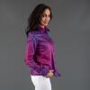 SALE:HEXAGON AMETHYST - Blue violet womens blouse - GERMENS