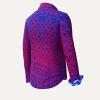 SALE:HEXAGON AMETHYST - Blue violet womens blouse - GERMENS