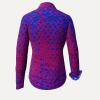 SALE:HEXAGON AMETHYST - Blau violette Damenbluse - GERMENS