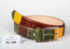 Discover the GERMENS Men’s Leather Belt No. 061. Handmade in Milan with premium cowhide leather, unique patchwork design, exclusive and limited edition.