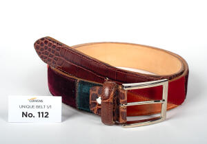 Discover the GERMENS Men’s Leather Belt No. 112...