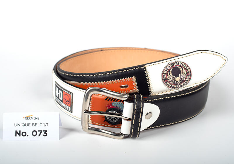 Harley Davidson Ledergürtel Herren - Unikat No. 073