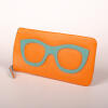 Orange glasses case PALMA - Stylish glasses case