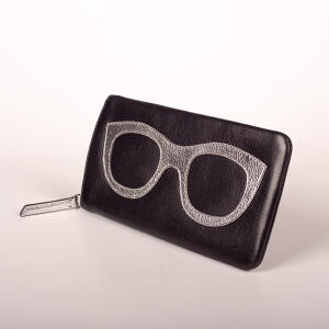 Black glasses case ladies ROM - Luxurious glasses case