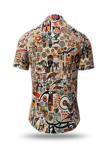 beige summer shirt for men OUTBACK ESSENCE by GERMENS...