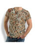 beiges T Shirt Herren OUTBACK ESSENCE von GERMENS artfashion mit Motiven des Outbacks Australiens