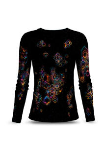 Langarm Shirt Damen QUANTUM HEX von GERMENS artfashion -...